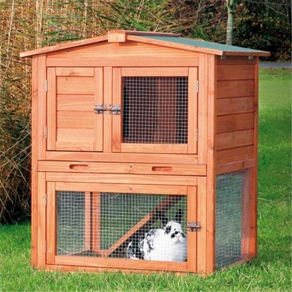 Trixie Pet Products TRIXIE Pet Products 62338 Rabbit Hutch With Peaked Roof; Small 62338